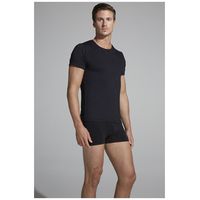 Boody Bamboo Ecowear Men's Crew Neck T-Shirt - Black